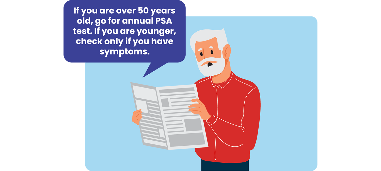 patient asking doctor about PSA